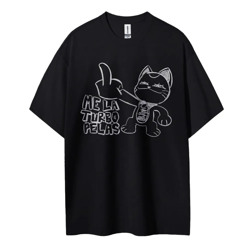 Anime Merchandise Store In Japan - Dandadan T-shirt Anime Kat Middelvinger Gebaar