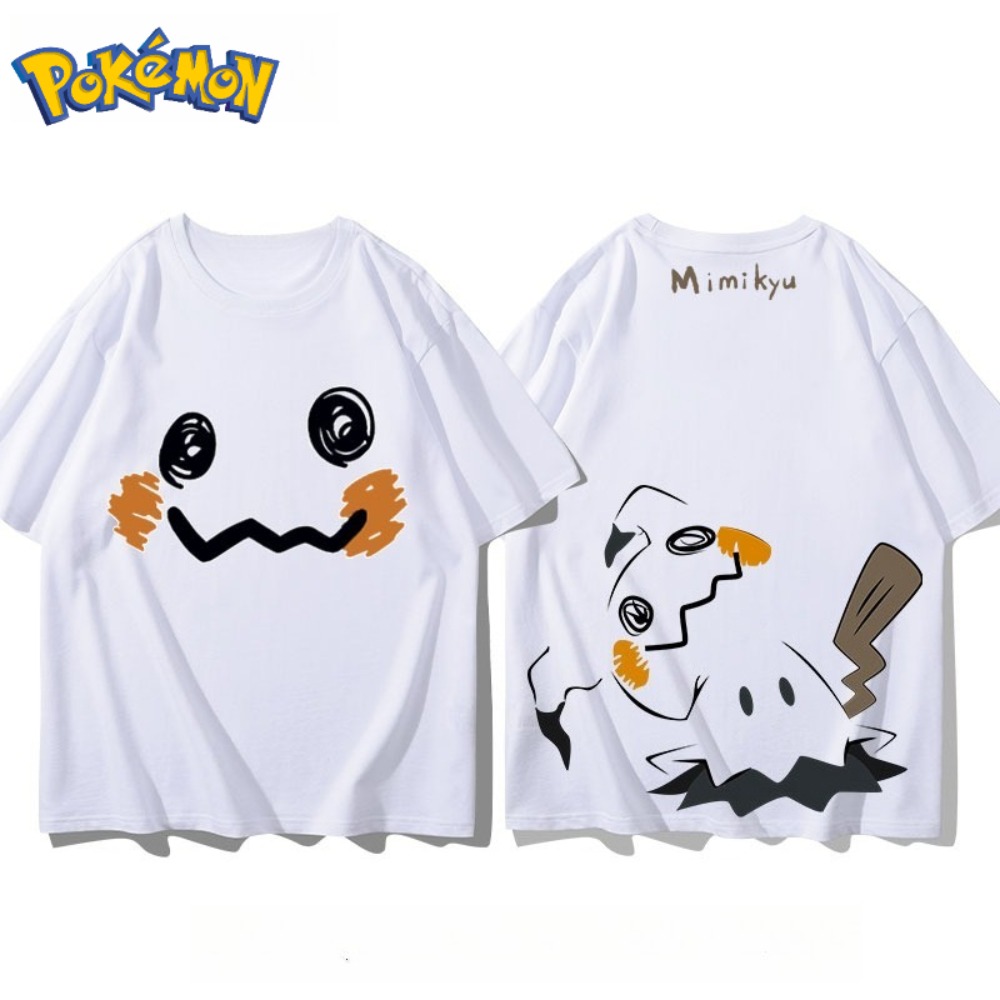 Anime Merchandise Store In Japan - Pokémon Mimikyu Voor- en Achterbedrukt T-shirt