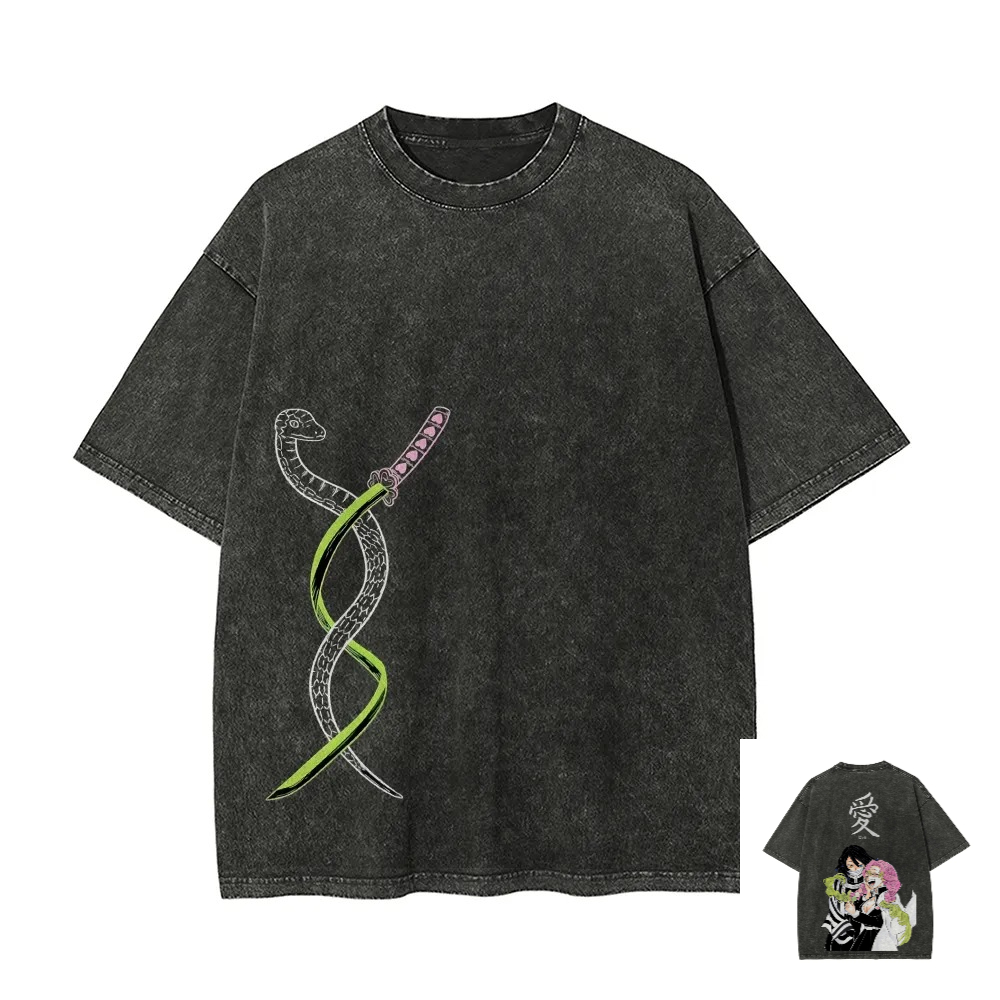 Anime Merchandise Store In Japan - Kimetsu Geen Yaiba Gewassen T-shirt Anime