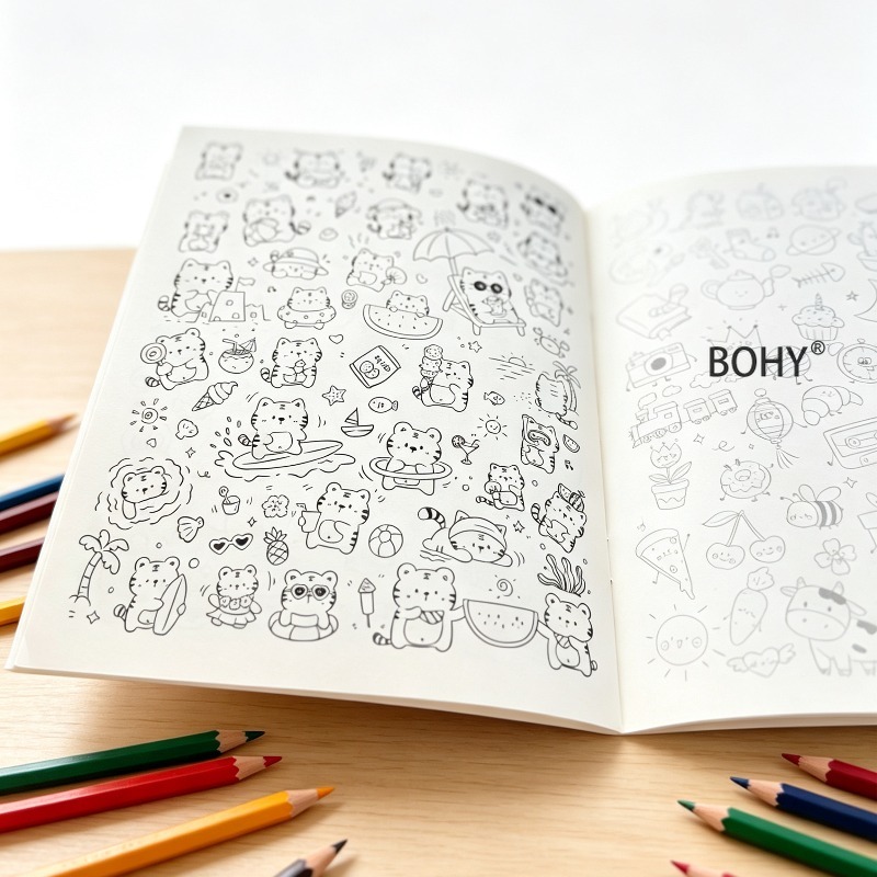 Een decompressie- en kleurboek - Art Book Illustration recensie en prijs