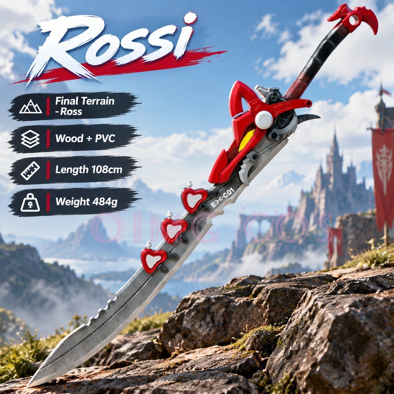 Arknights Endfield Rossi Cospl - Cosplay Prop Sword recensie en prijs